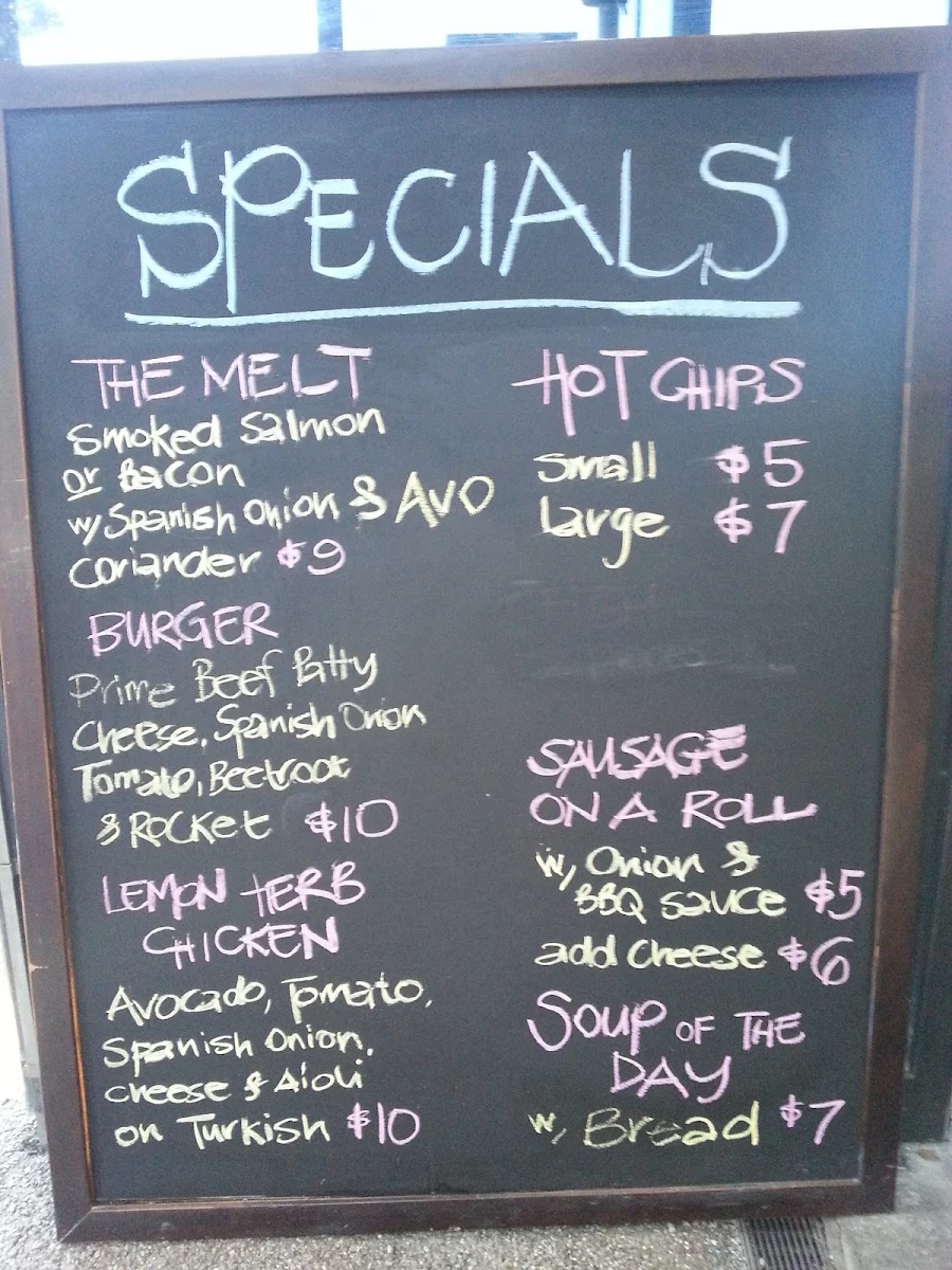 Menu, Rebels N Misfits - Redfern Park