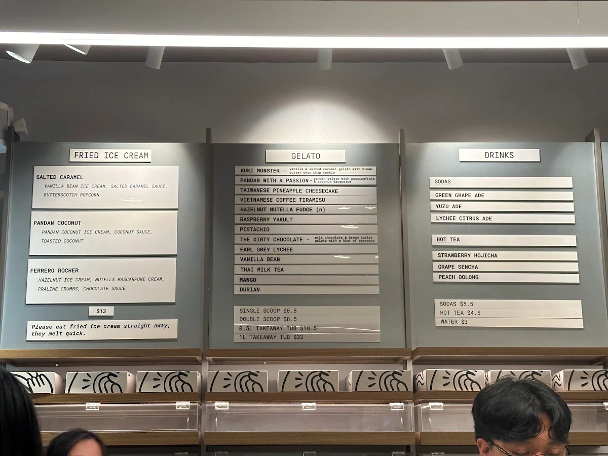 Menu, Duo Duo Strathfield
