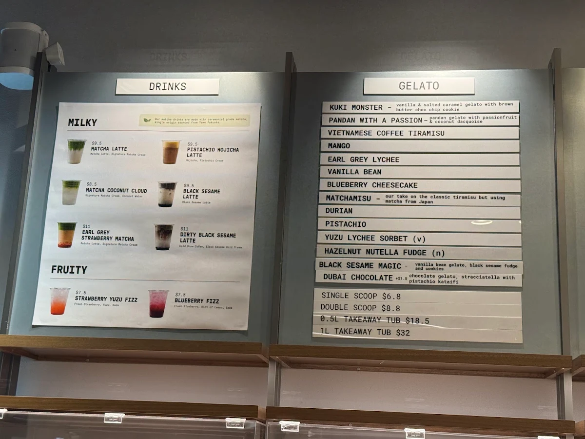 Menu, Duo Duo Strathfield