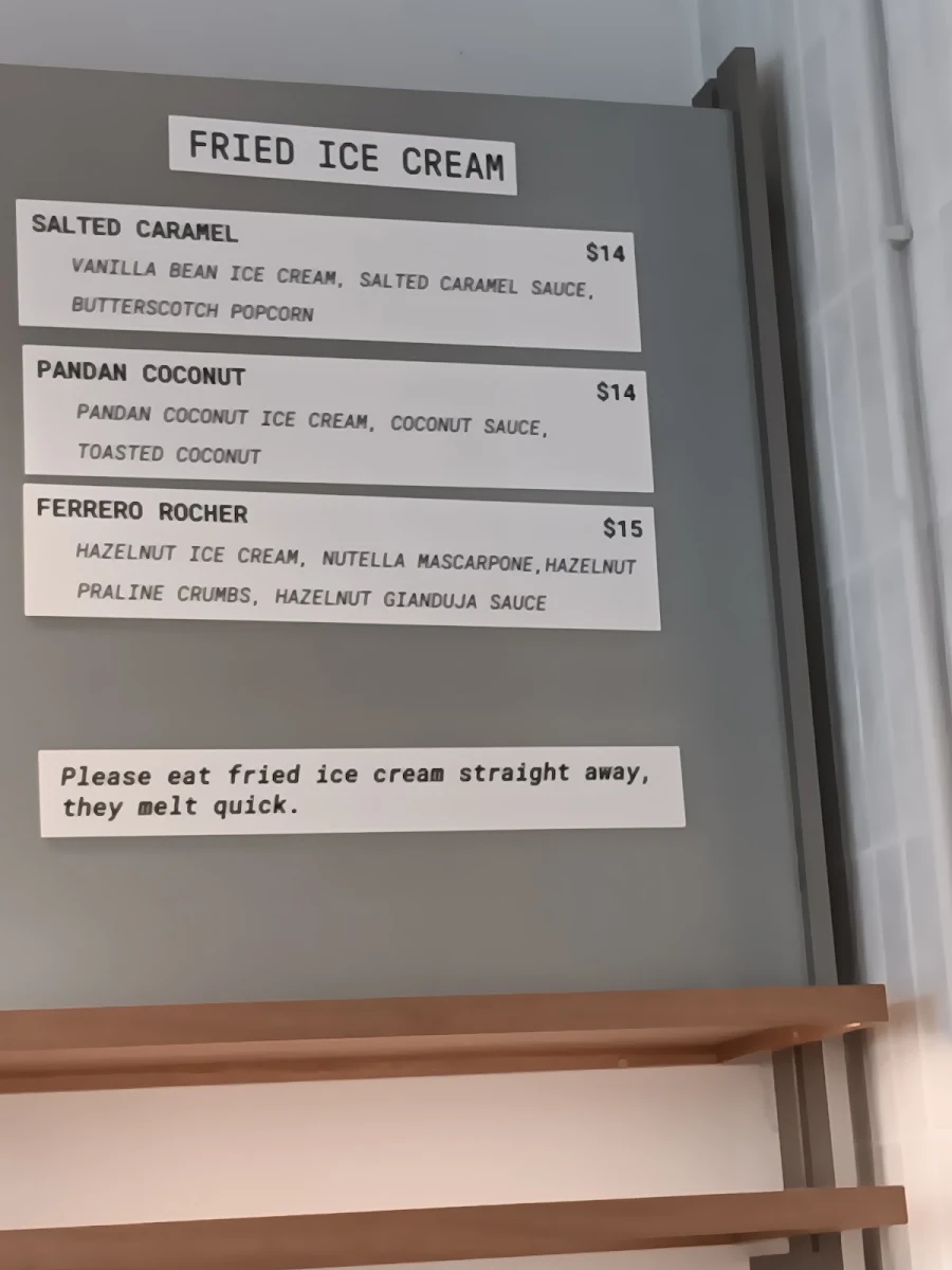 Menu, Duo Duo Strathfield