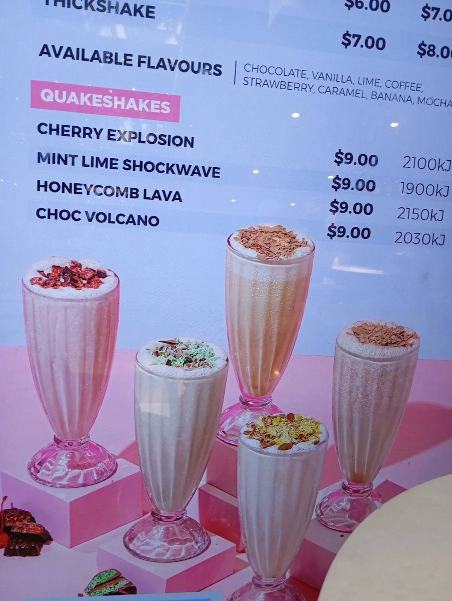 Menu, Donut King Blacktown Westpoint