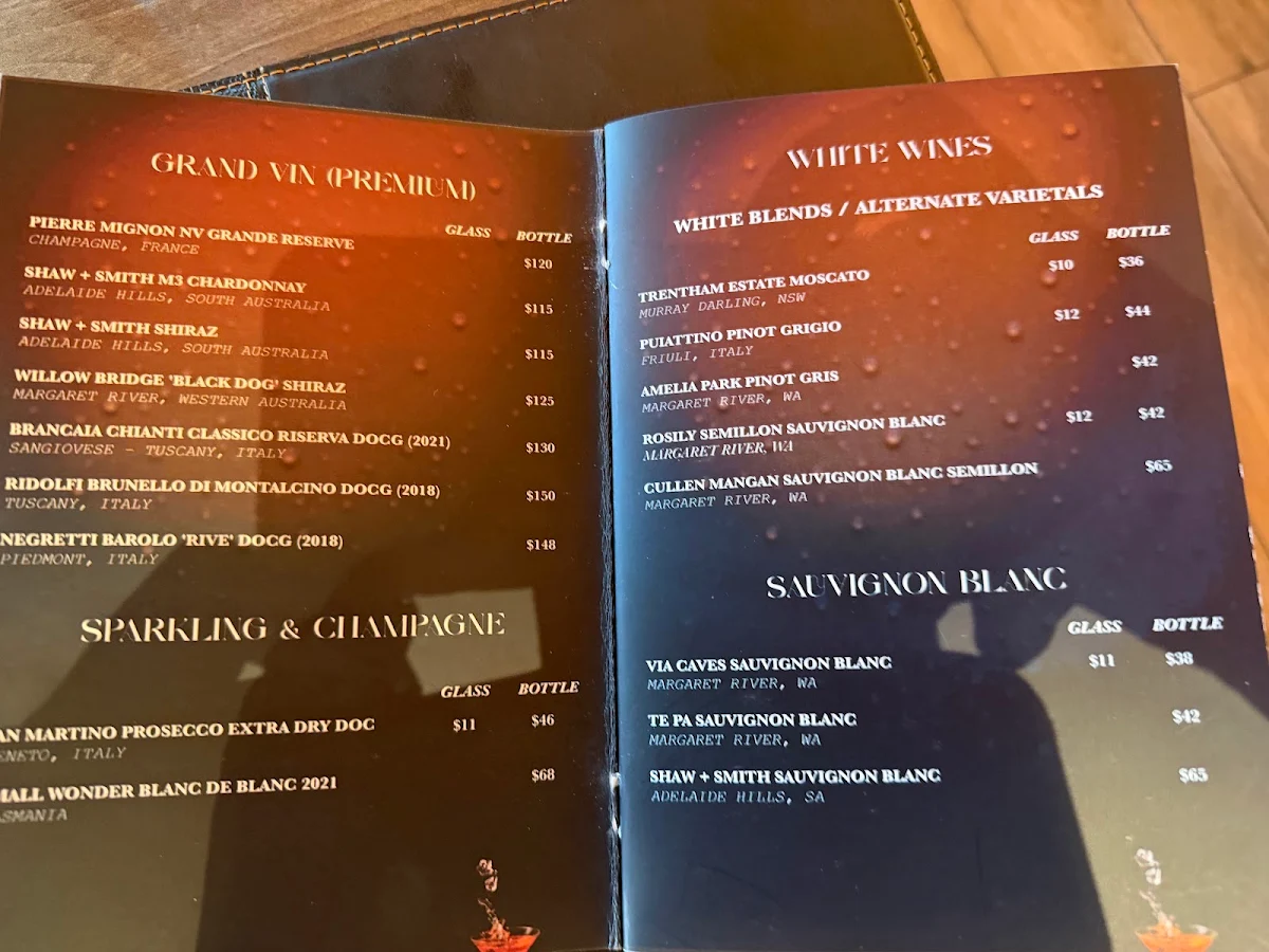 Menu, Stonewater Indian Restaurant