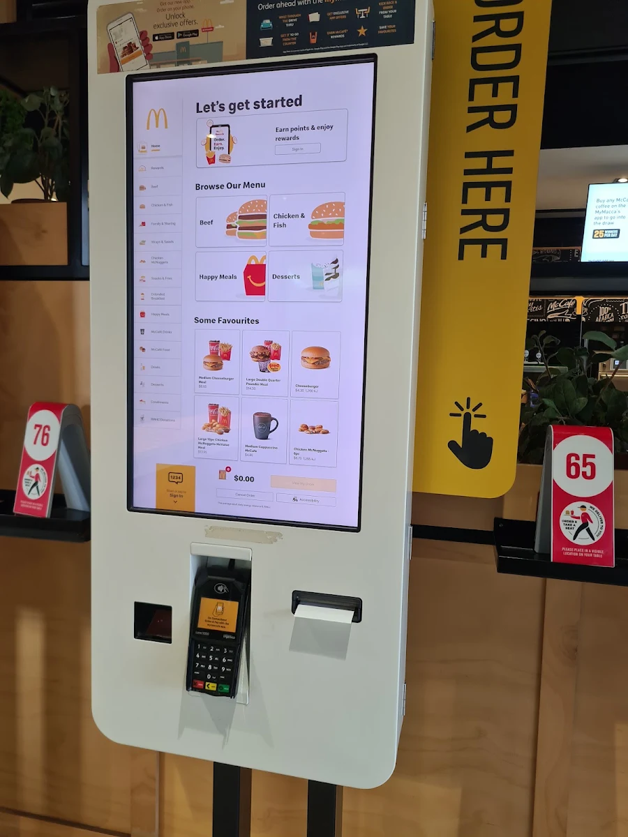 Menu, McDonald's Melville