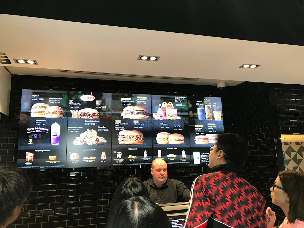 Menu, McDonald's Melville