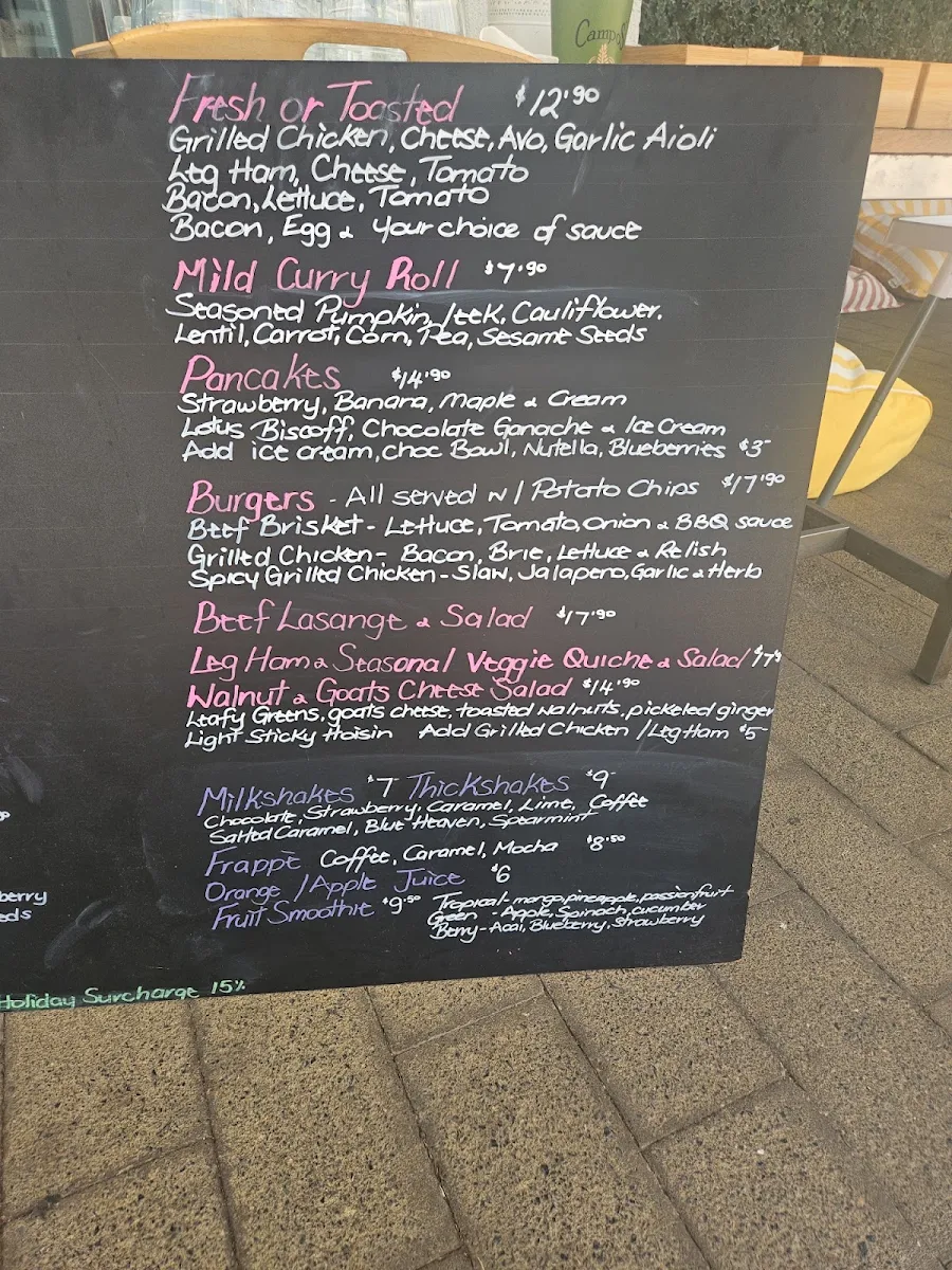 Menu, Sweetaz Bro Cafe & Dessert Bar