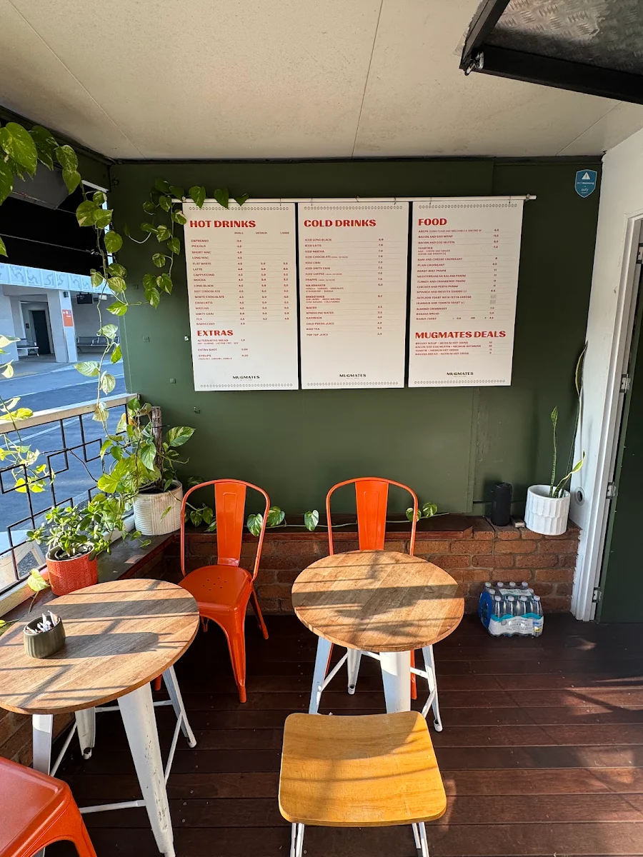 Menu, Mugmates Coffee Shop