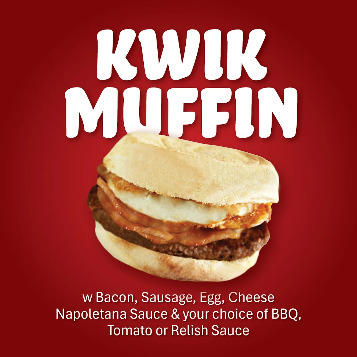 Menu, Kwik Koffee Causeway. Coffee Drive Thru.