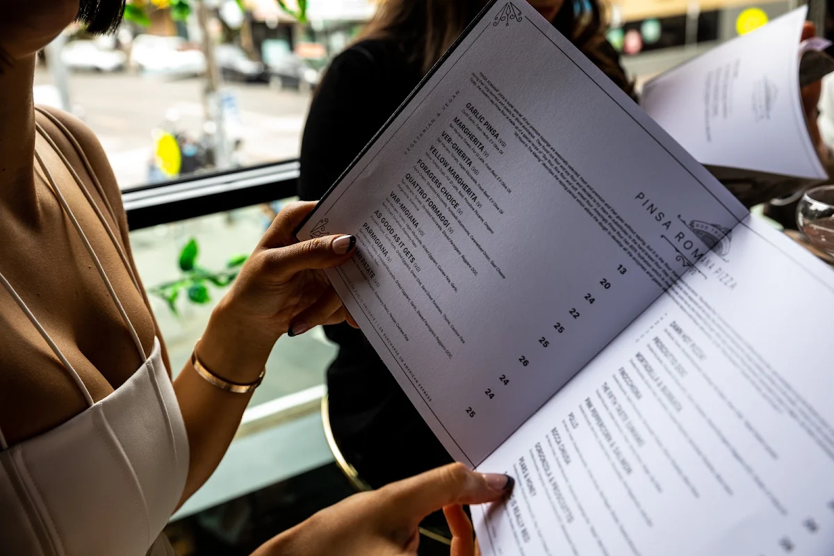 Menu, Flour Child St Kilda