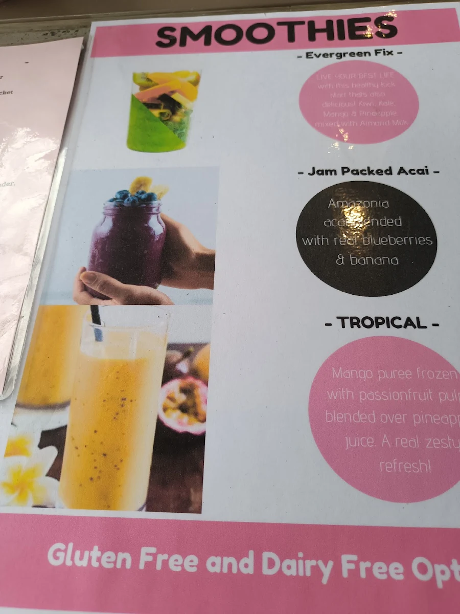 Menu, The Riverloop Cafe