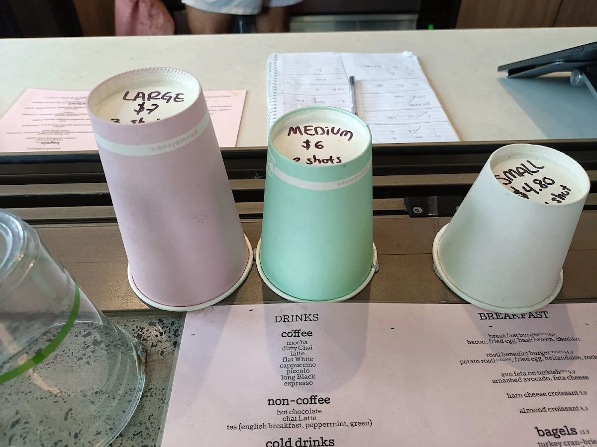 Menu, The Riverloop Cafe