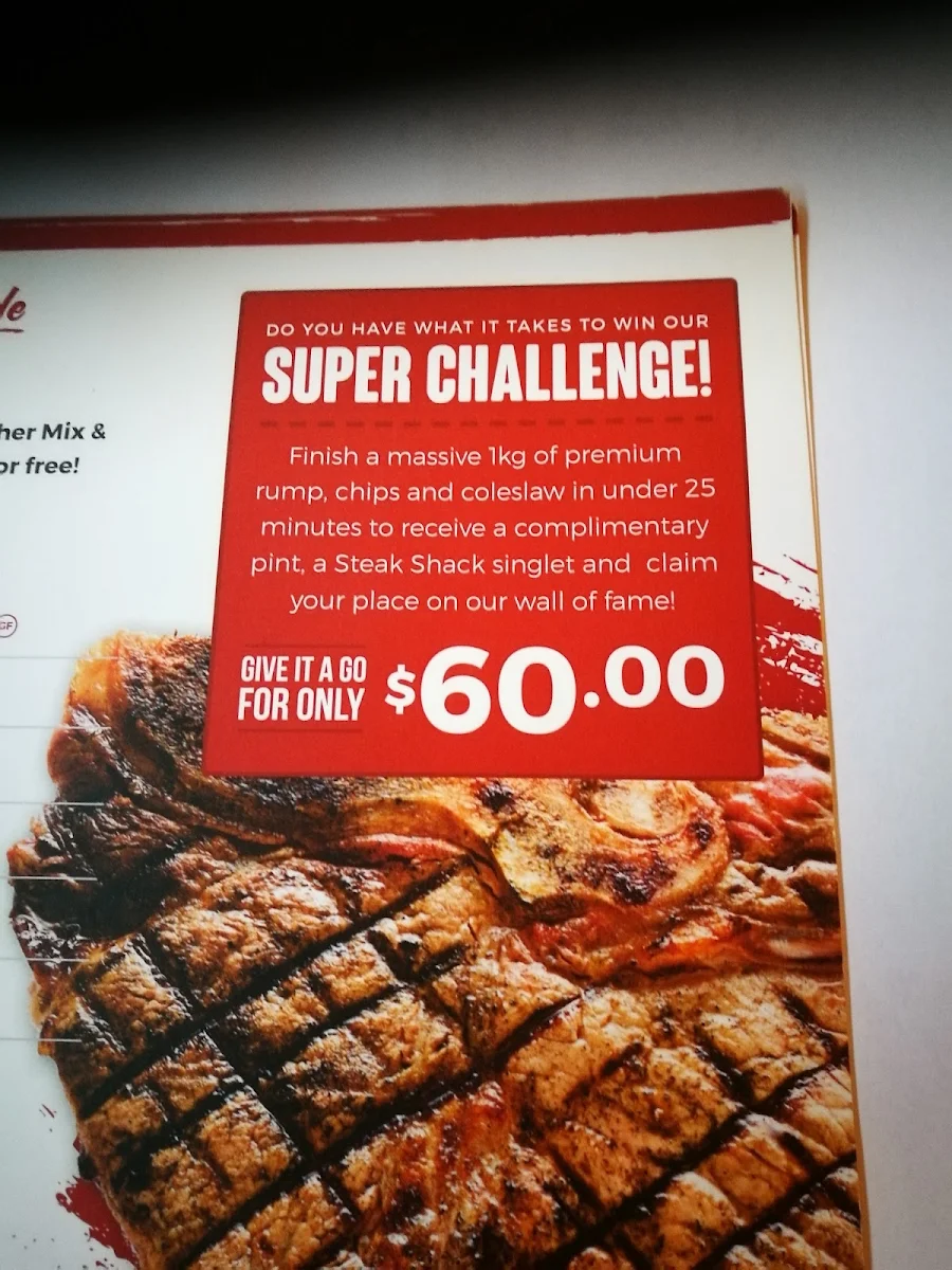 Menu, The Tav SportsBar Karratha