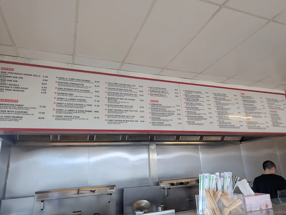 Menu, Naturally Noodle