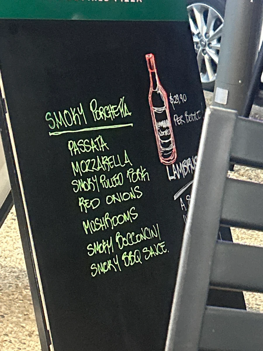 Menu, munja pizza