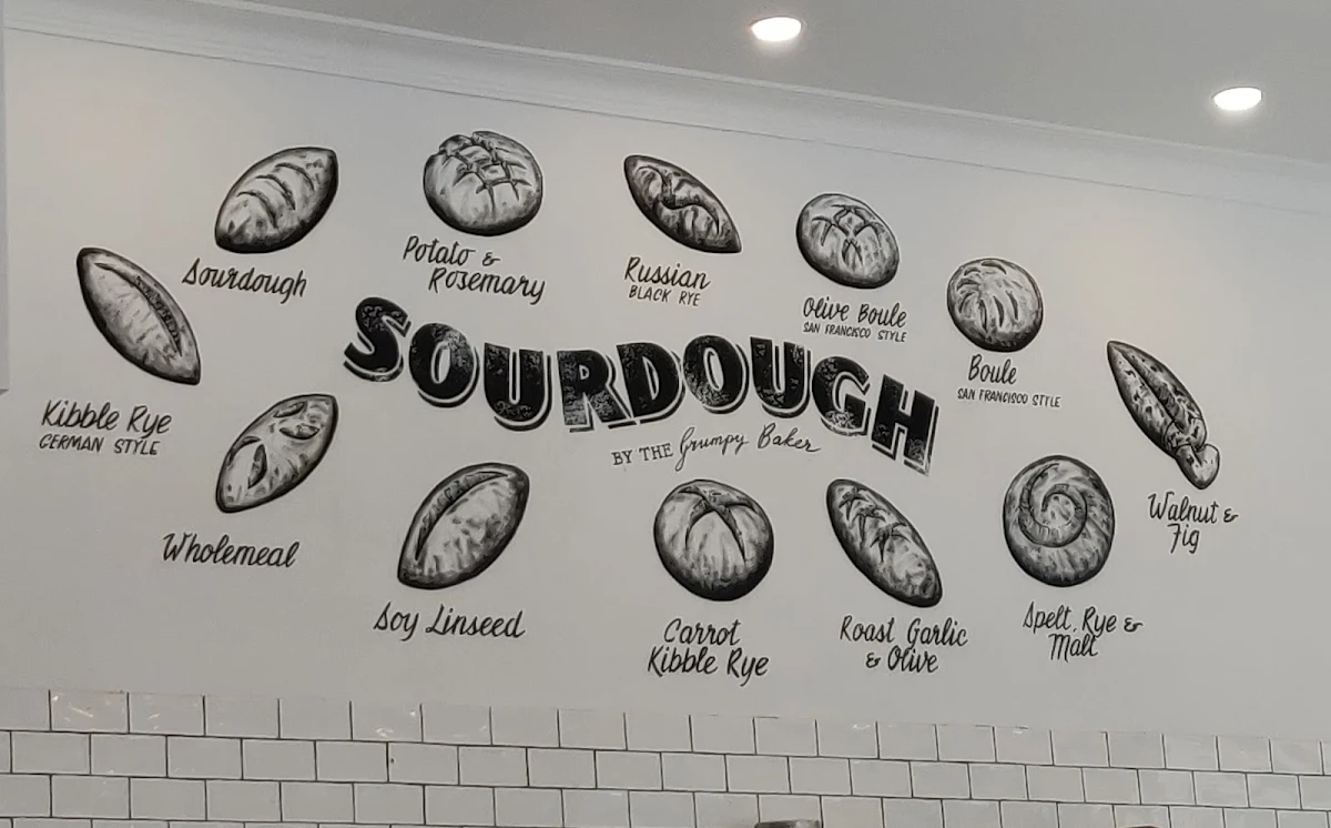 Menu, The Grumpy Baker