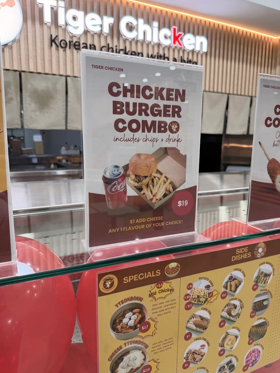 Menu, Tiger Chicken