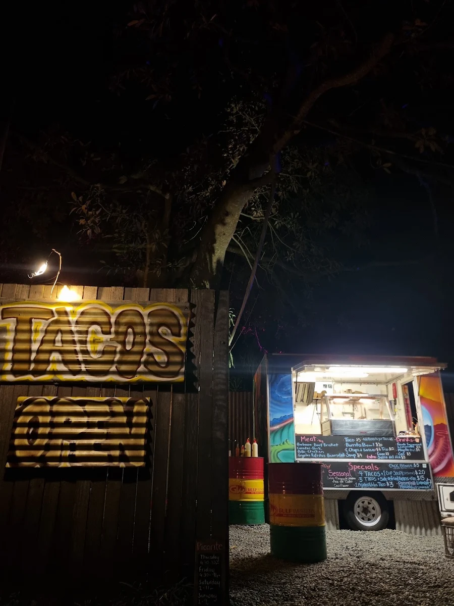 Menu, Picante Taqueria