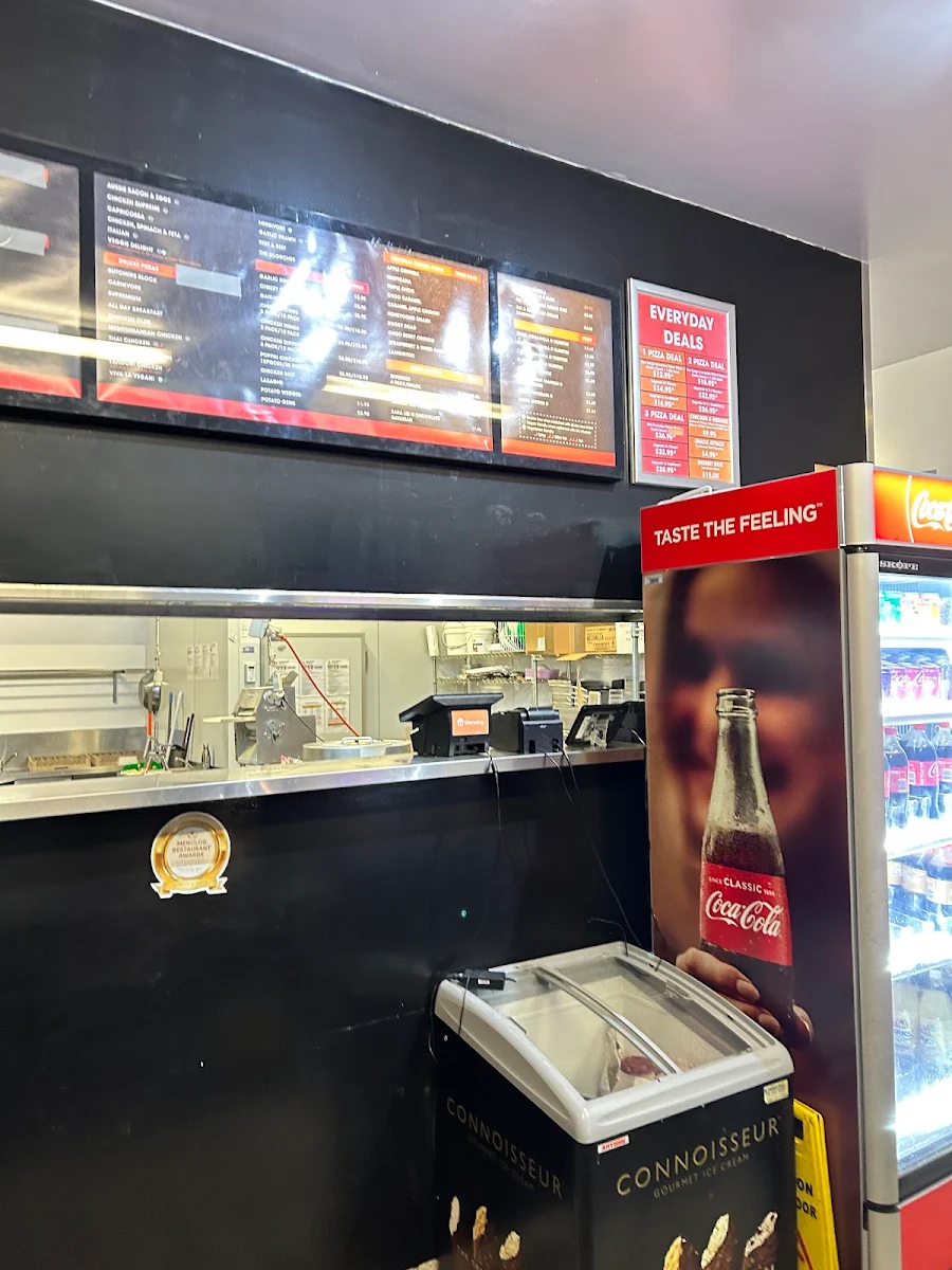 Menu, Pizza in a Hurry