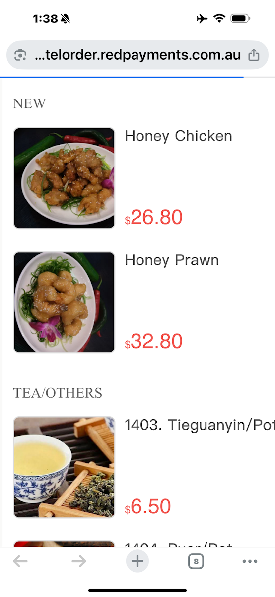 Menu, LiLong by Taste of Shanghai Chatswood