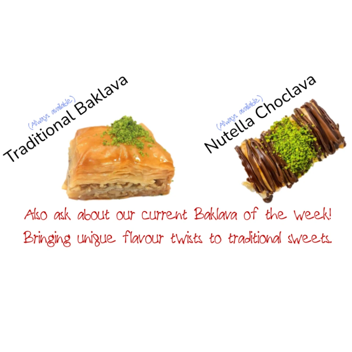 Menu, Kebab Club
