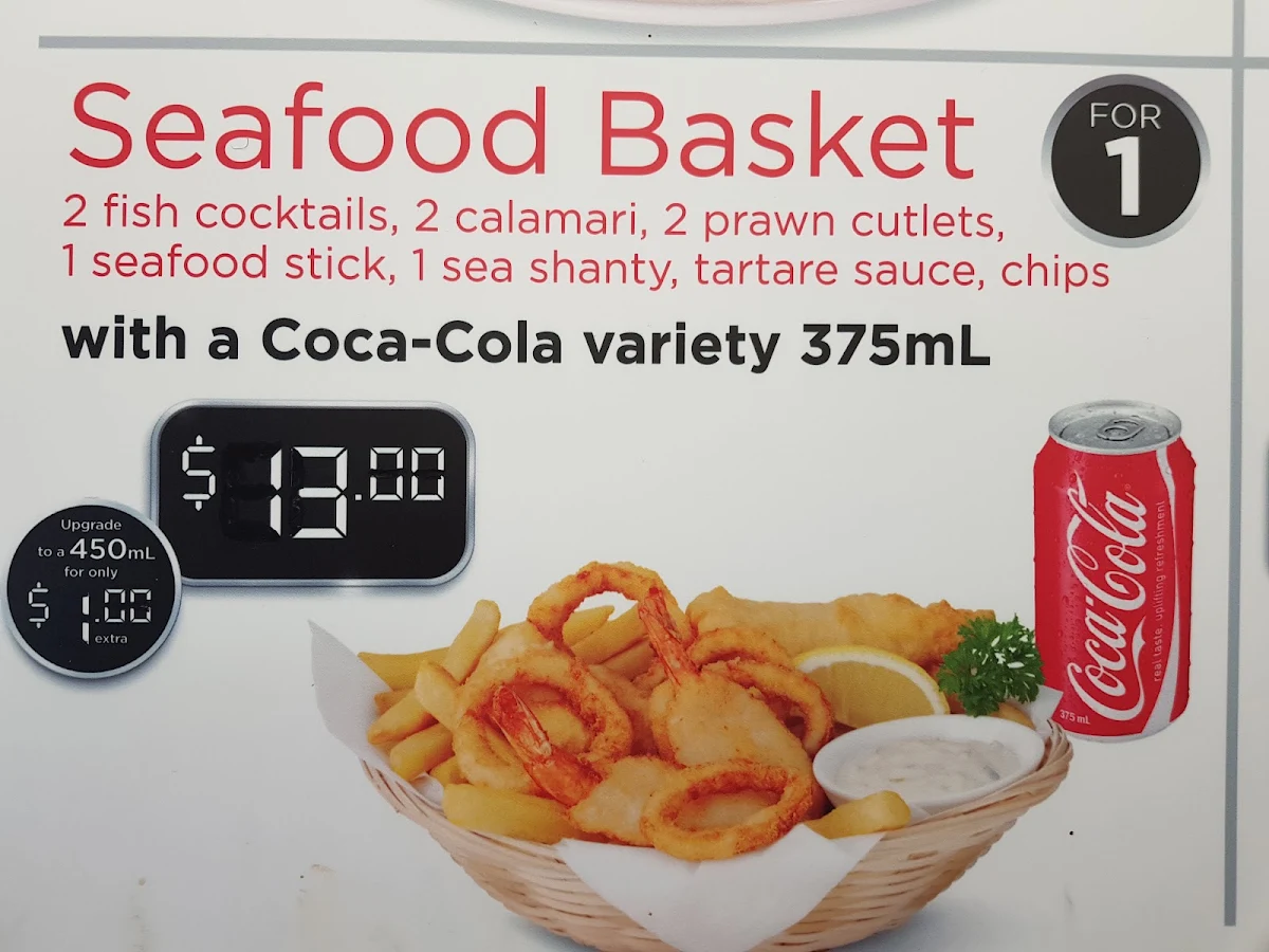 Menu, Seabreeze Seafoods