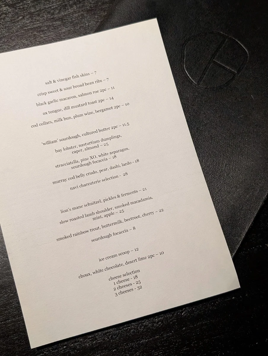 Menu, Navi