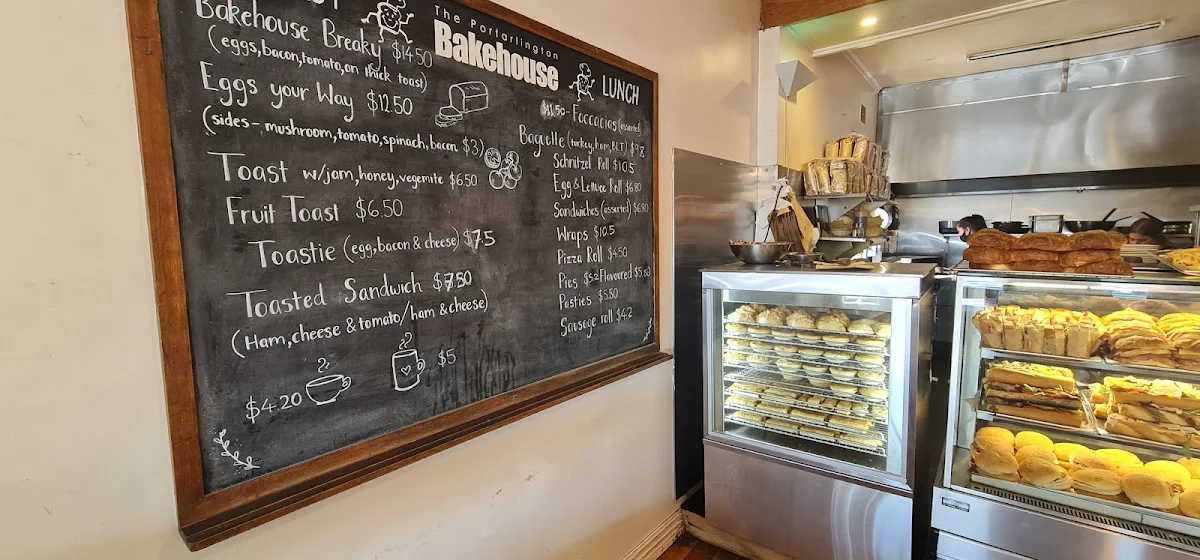 Menu, The Portarlington Bakehouse