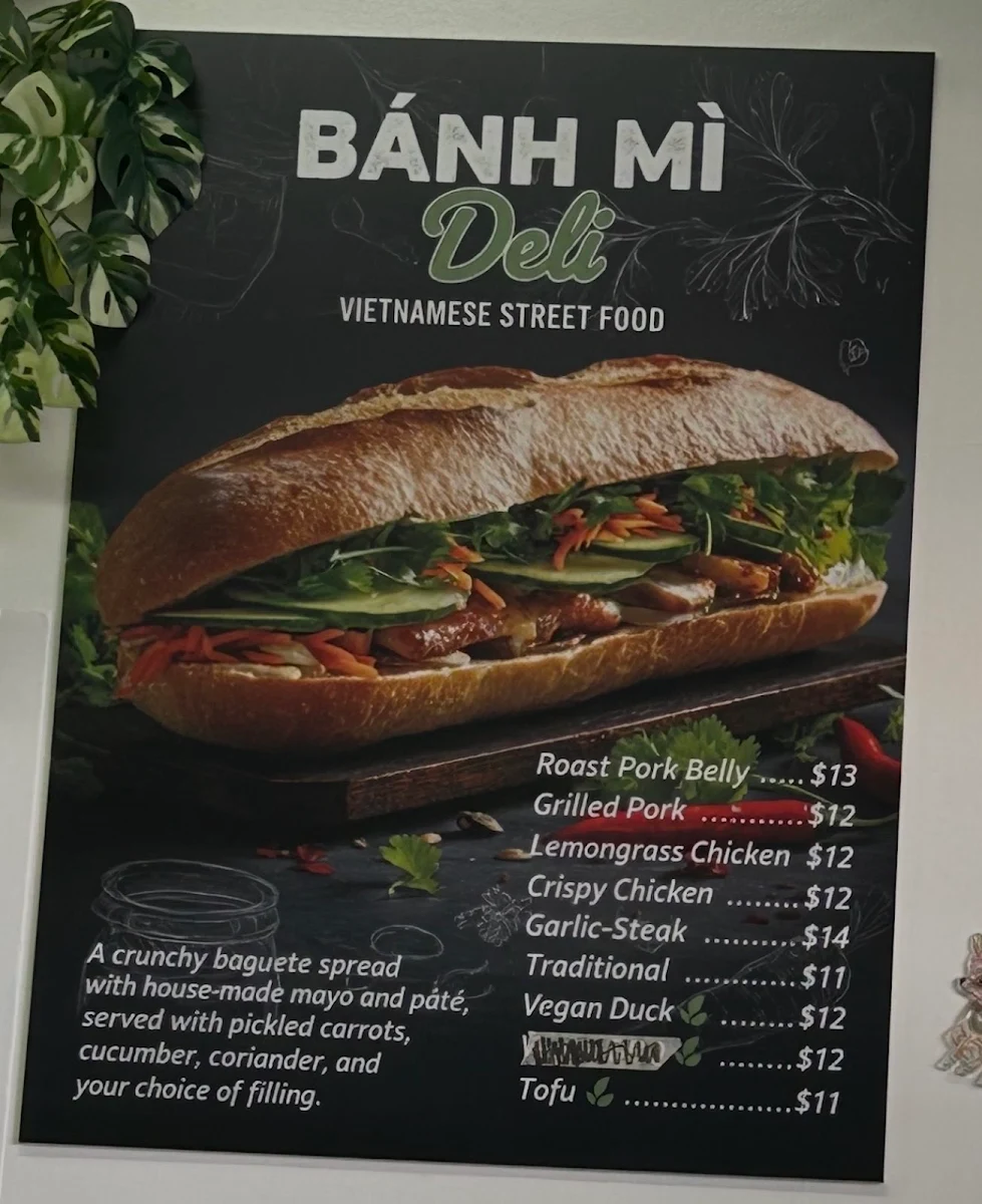Menu, Banh Mi Deli