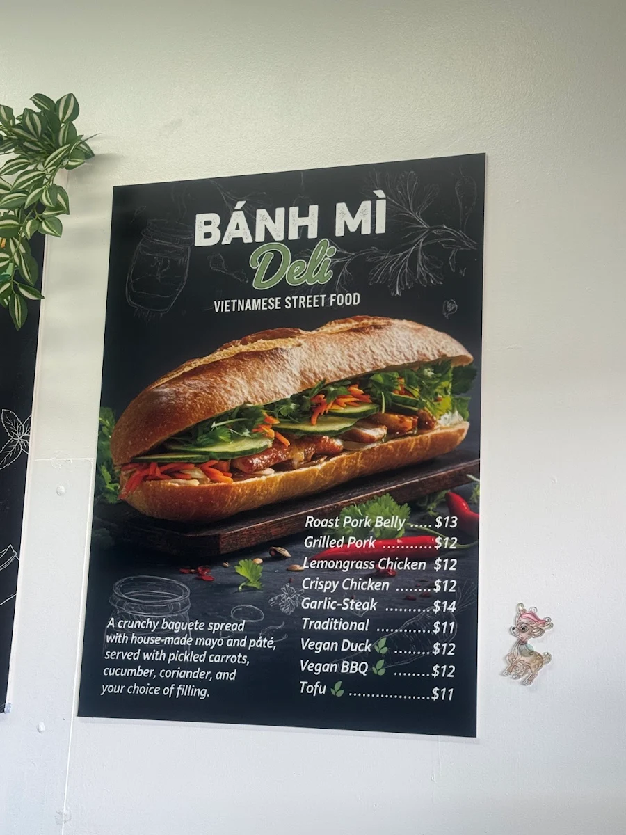 Menu, Banh Mi Deli