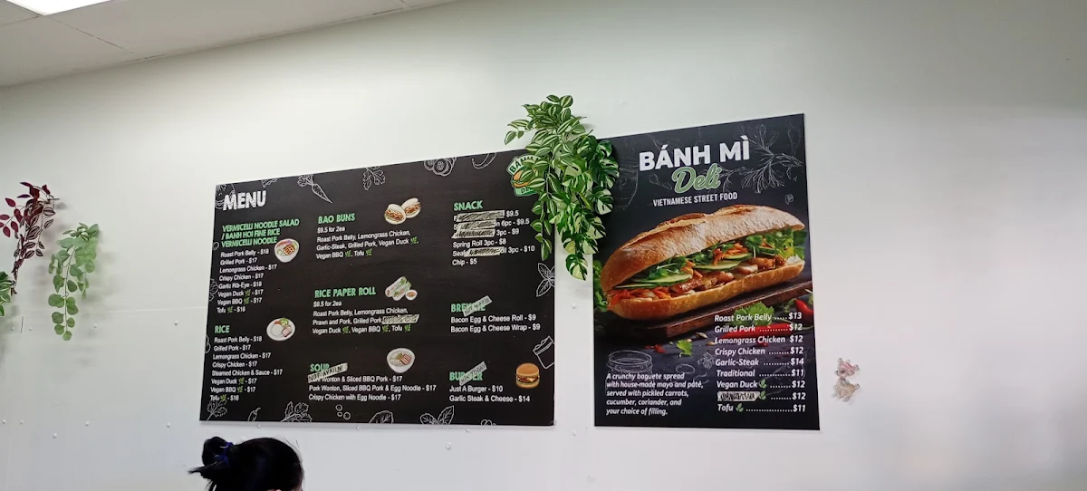 Menu, Banh Mi Deli