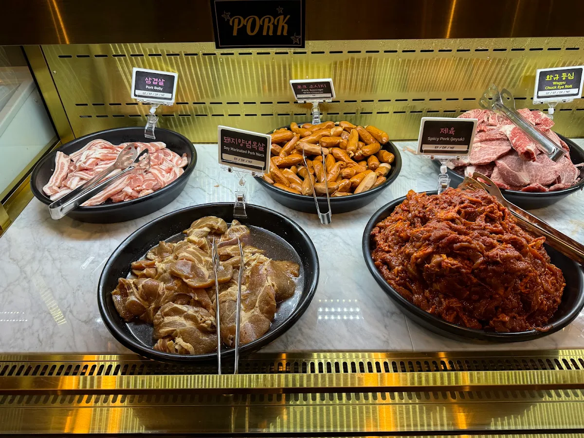Menu, Chefs Buffet Penrith (Korean BBQ)