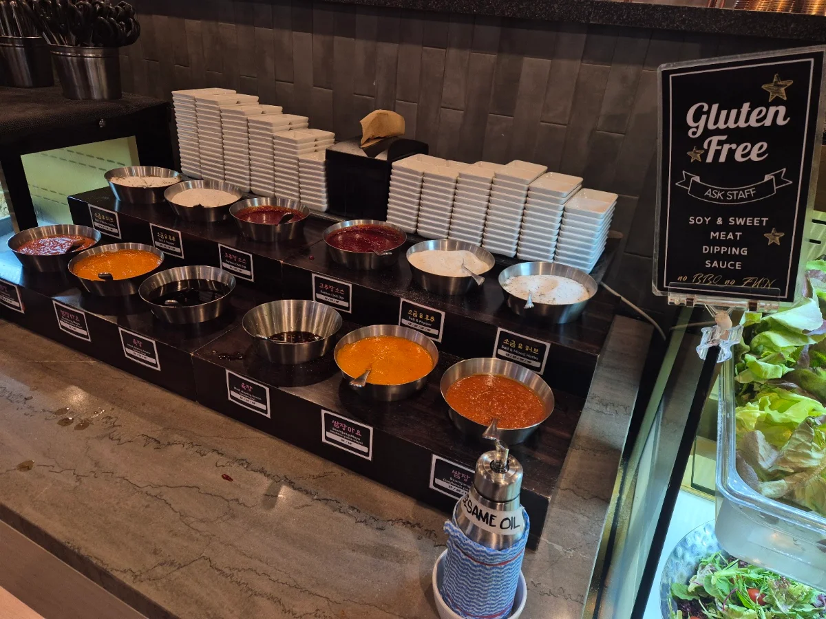 Menu, Chefs Buffet Penrith (Korean BBQ)