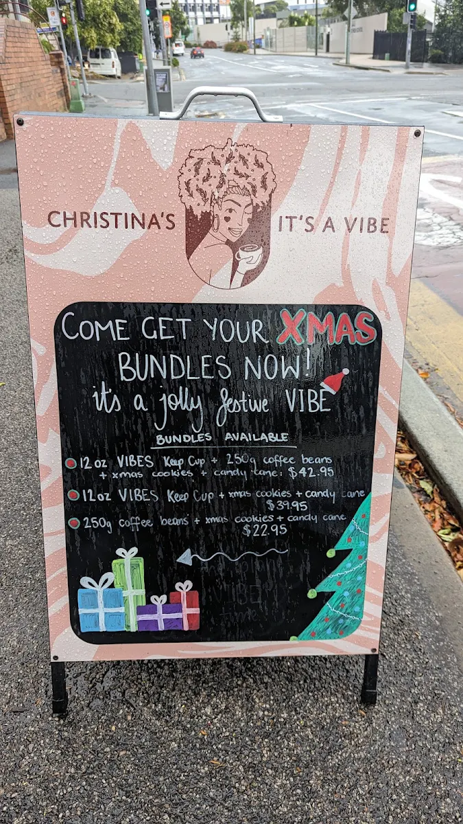 Menu, Christina’s Vibes Cafe