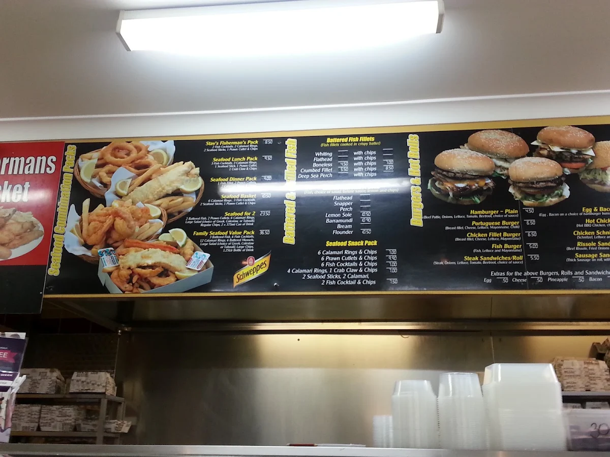 Menu, Apollo Food Bar