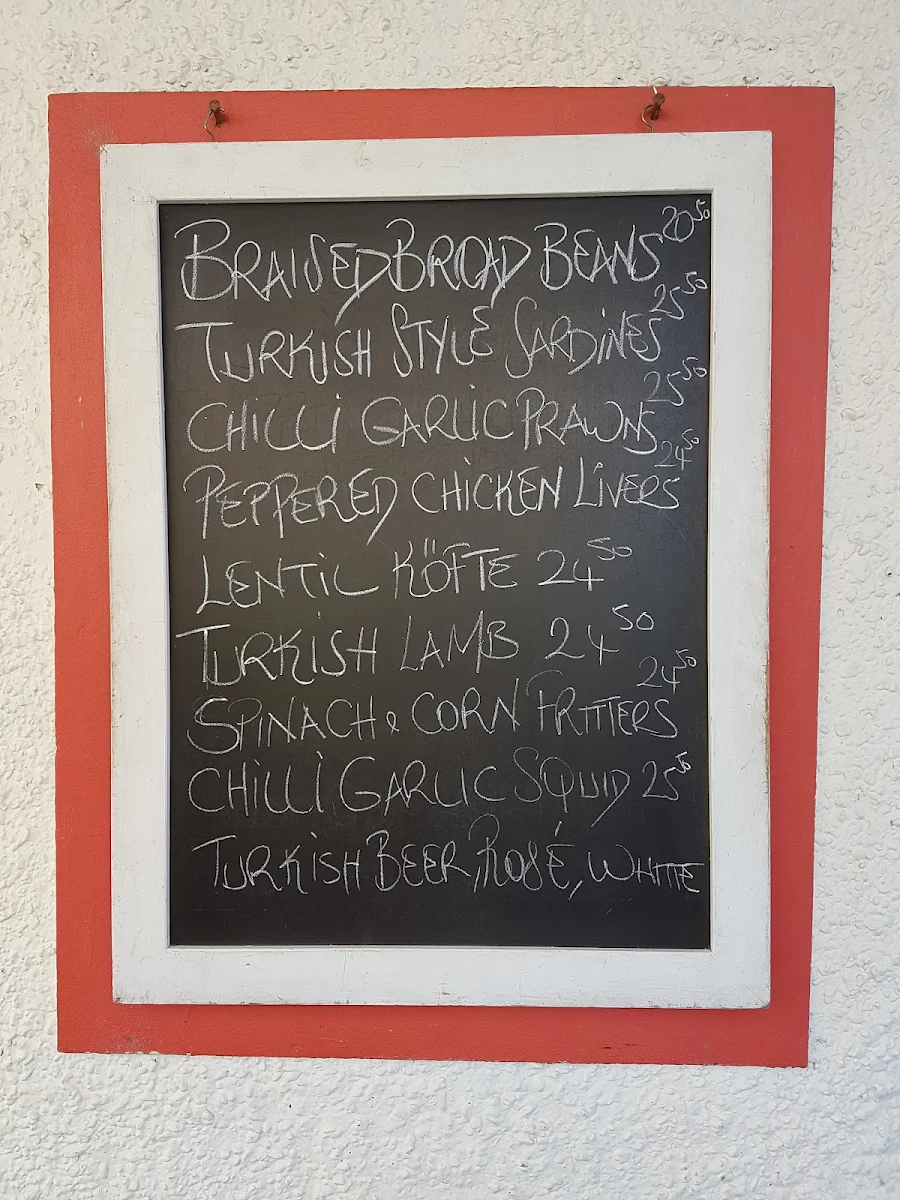 Menu, Beachwood Cafe