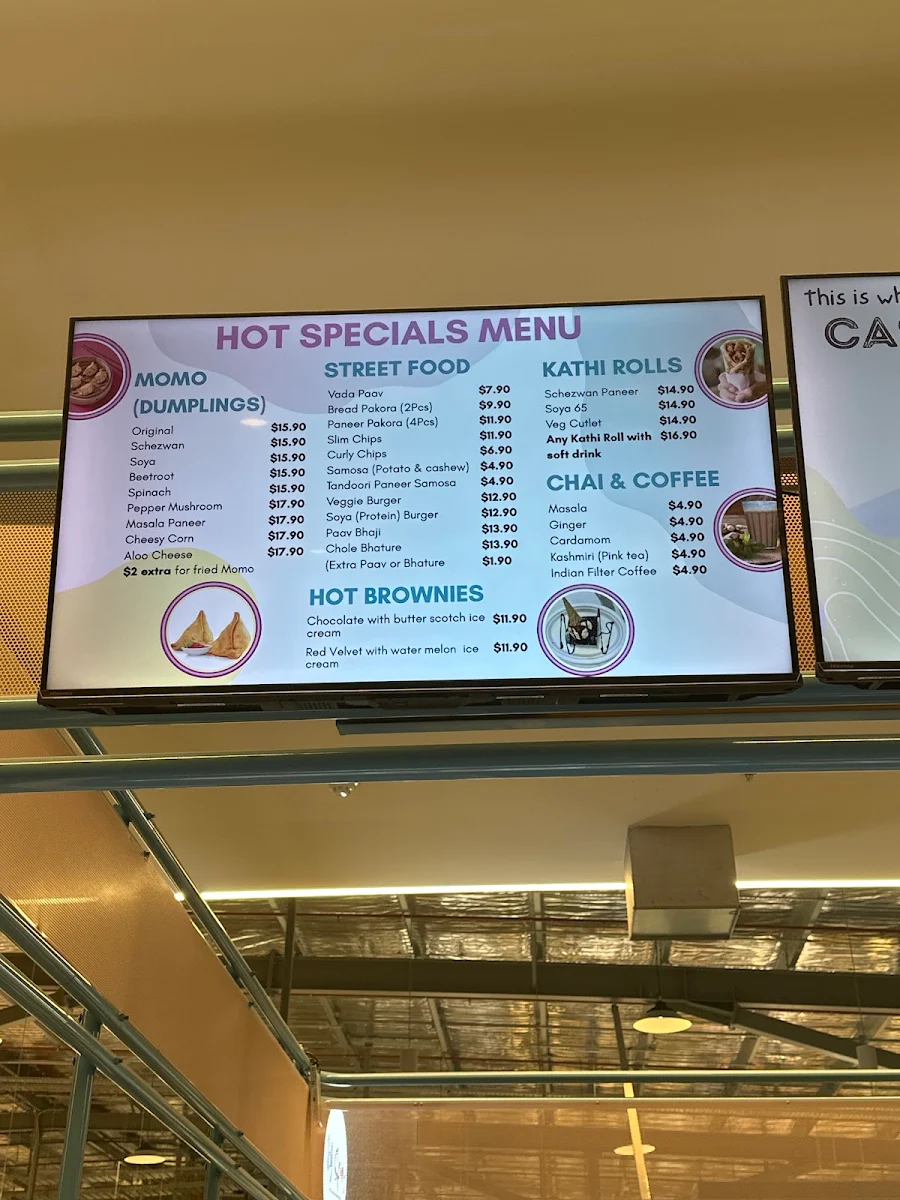 Menu, Icy Spicy Ecq