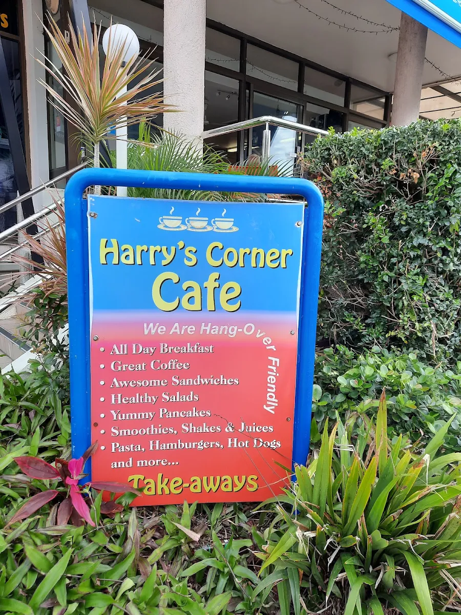 Menu, Harry's Corner Cafe