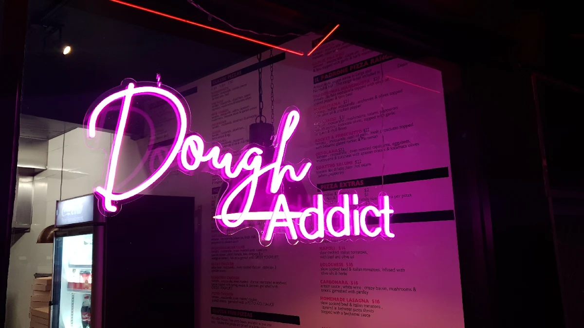Menu, Dough Addict