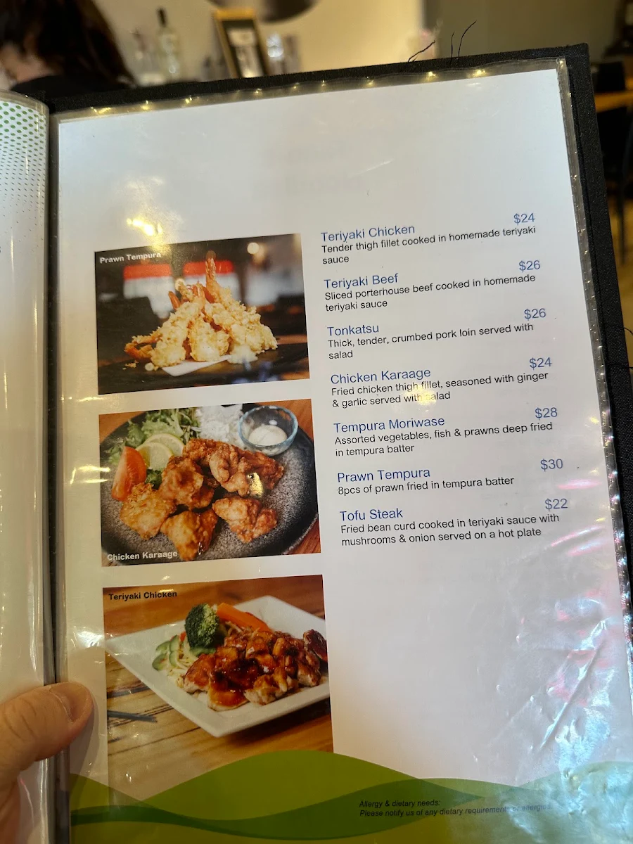 Menu, Matsumoto