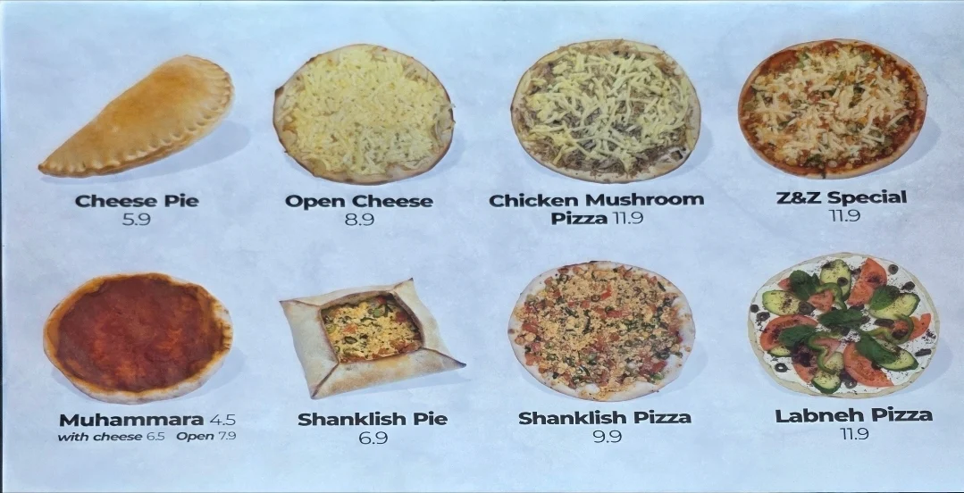 Menu, Zet and Zaatar Mernda