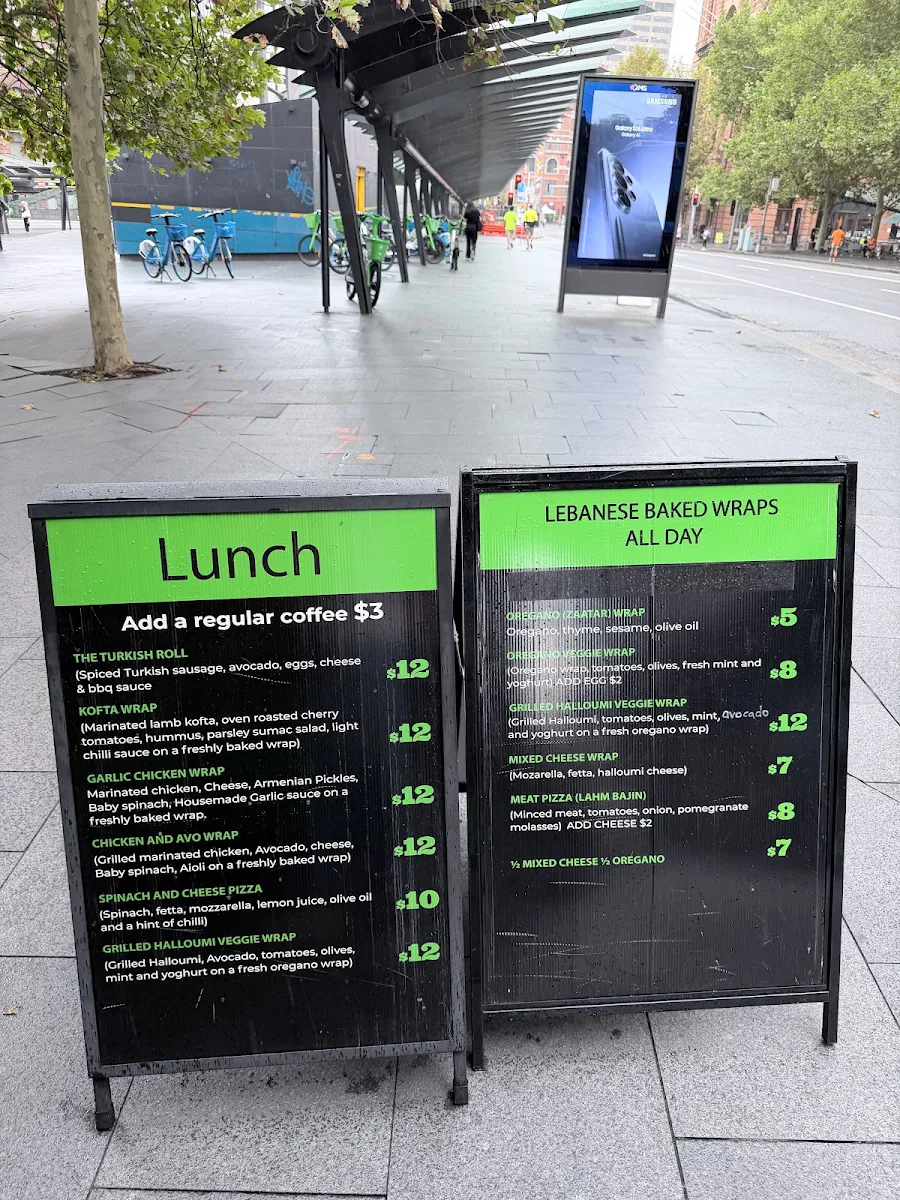 Menu, Hatch Espresso