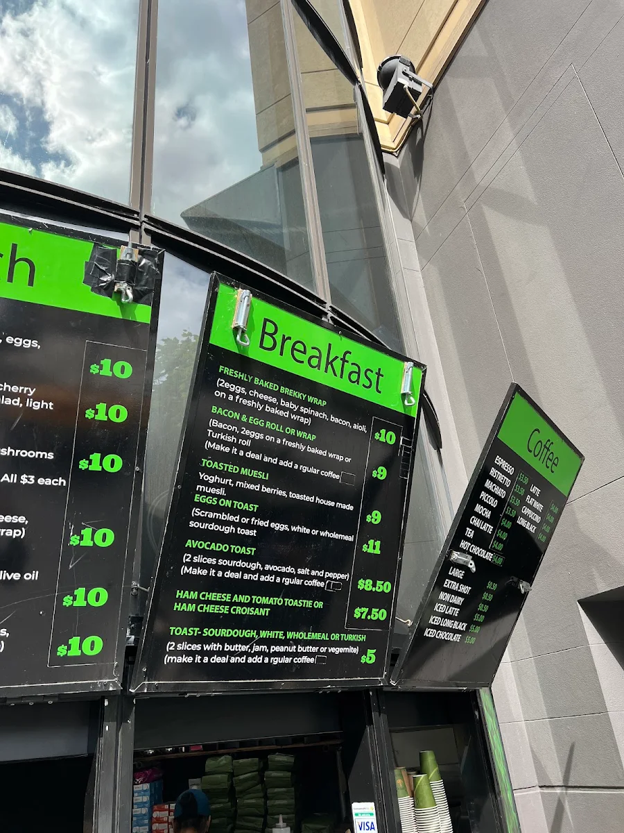 Menu, Hatch Espresso