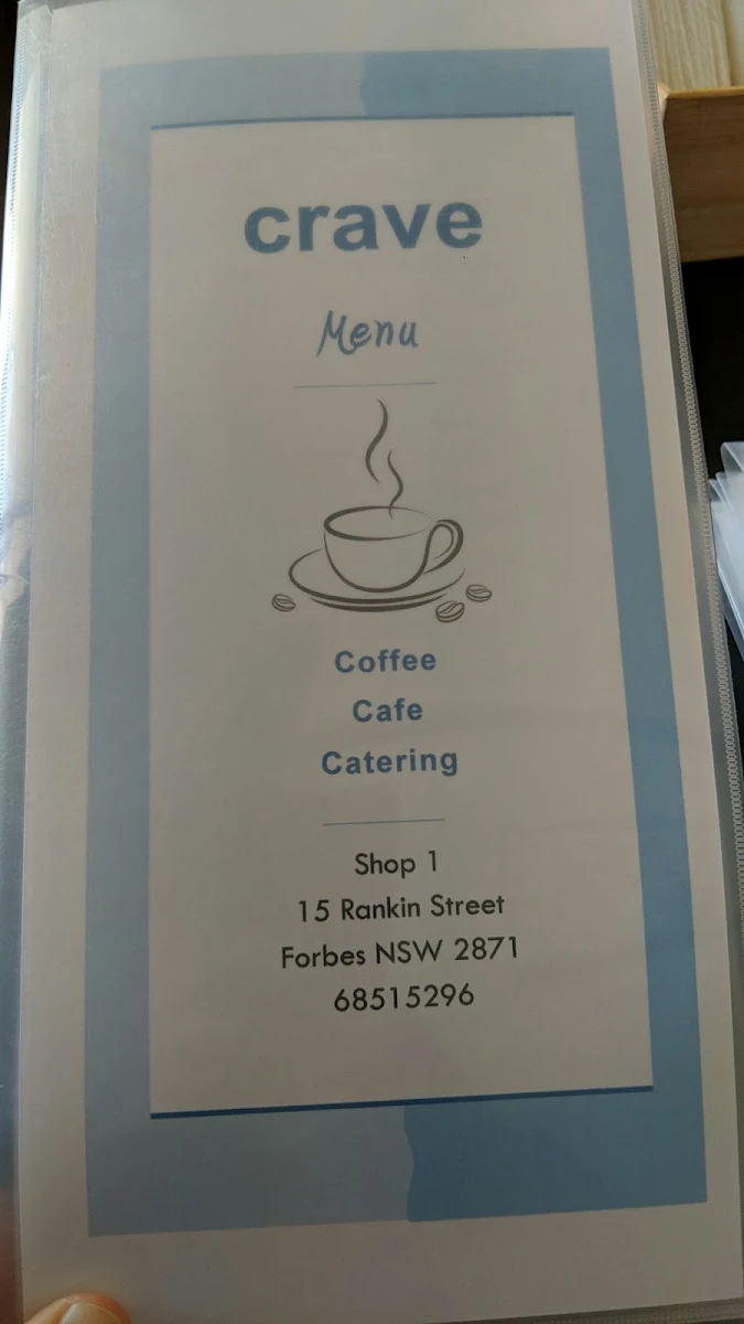 Menu, Isabel’s Place