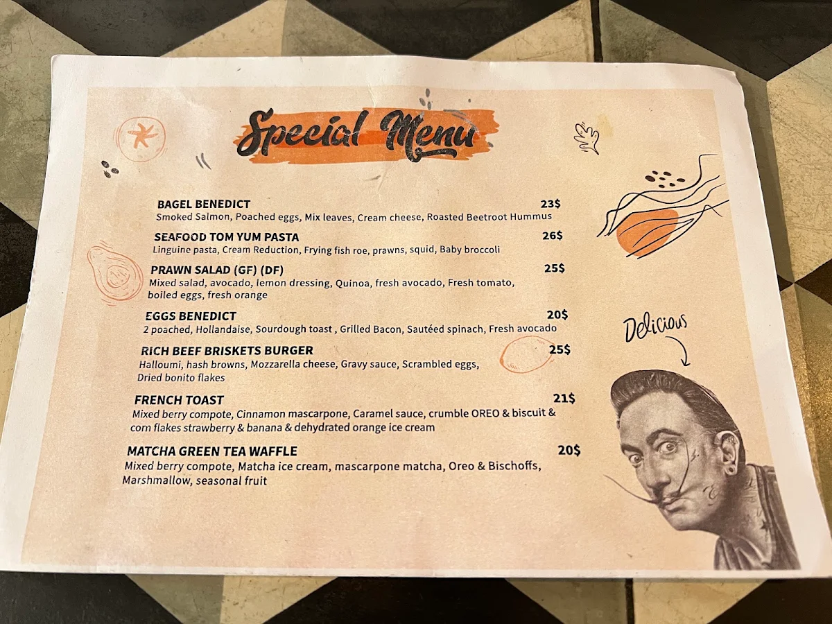 Menu, Chimichuri Chatswood