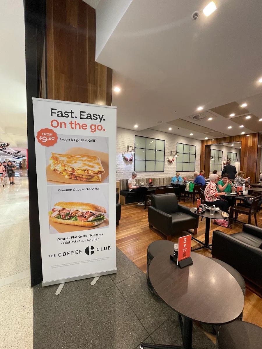 Menu, The Coffee Club Café - Indooroopilly