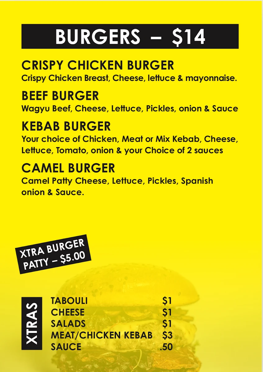 Menu, Coolangatta kebabs 1