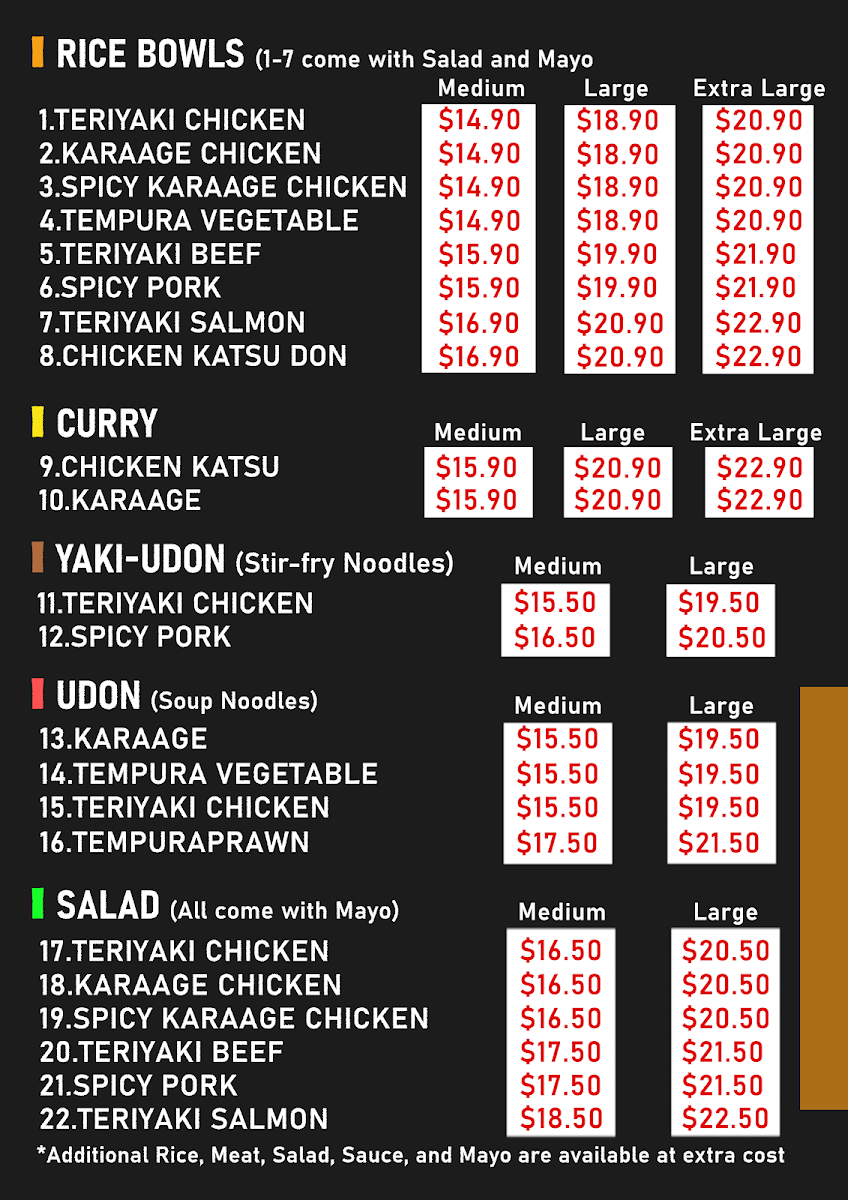 Menu, Sushi1Carrara