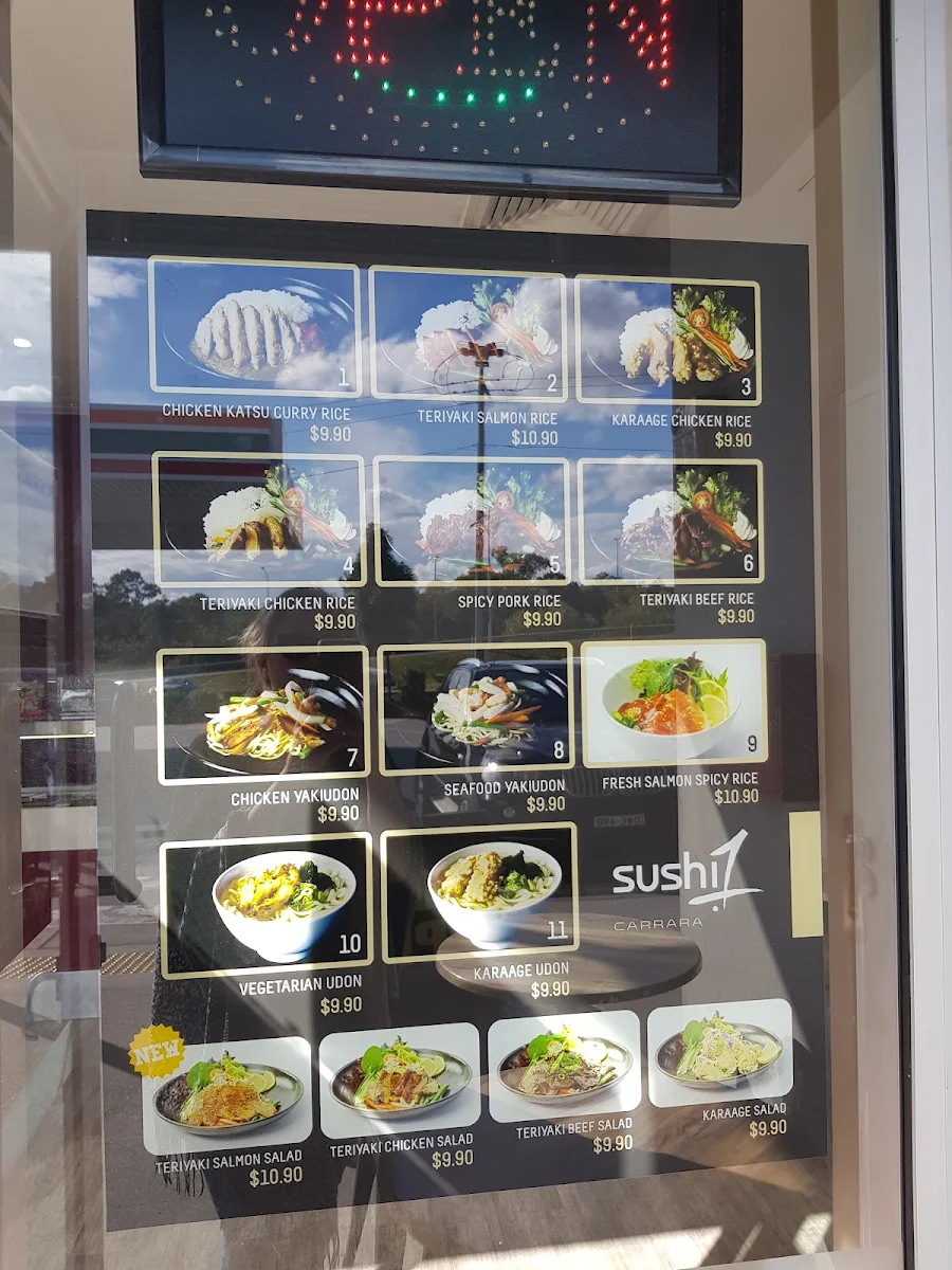 Menu, Sushi1Carrara
