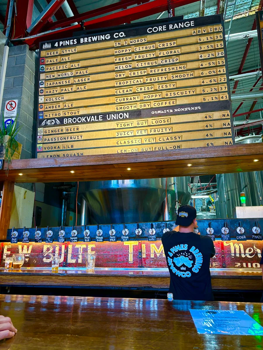 Menu, 4 Pines Truck Bar Brookvale