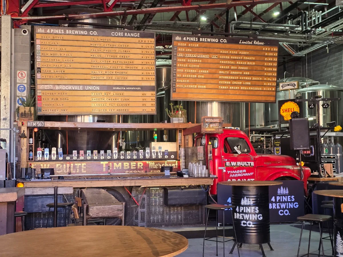 Menu, 4 Pines Truck Bar Brookvale
