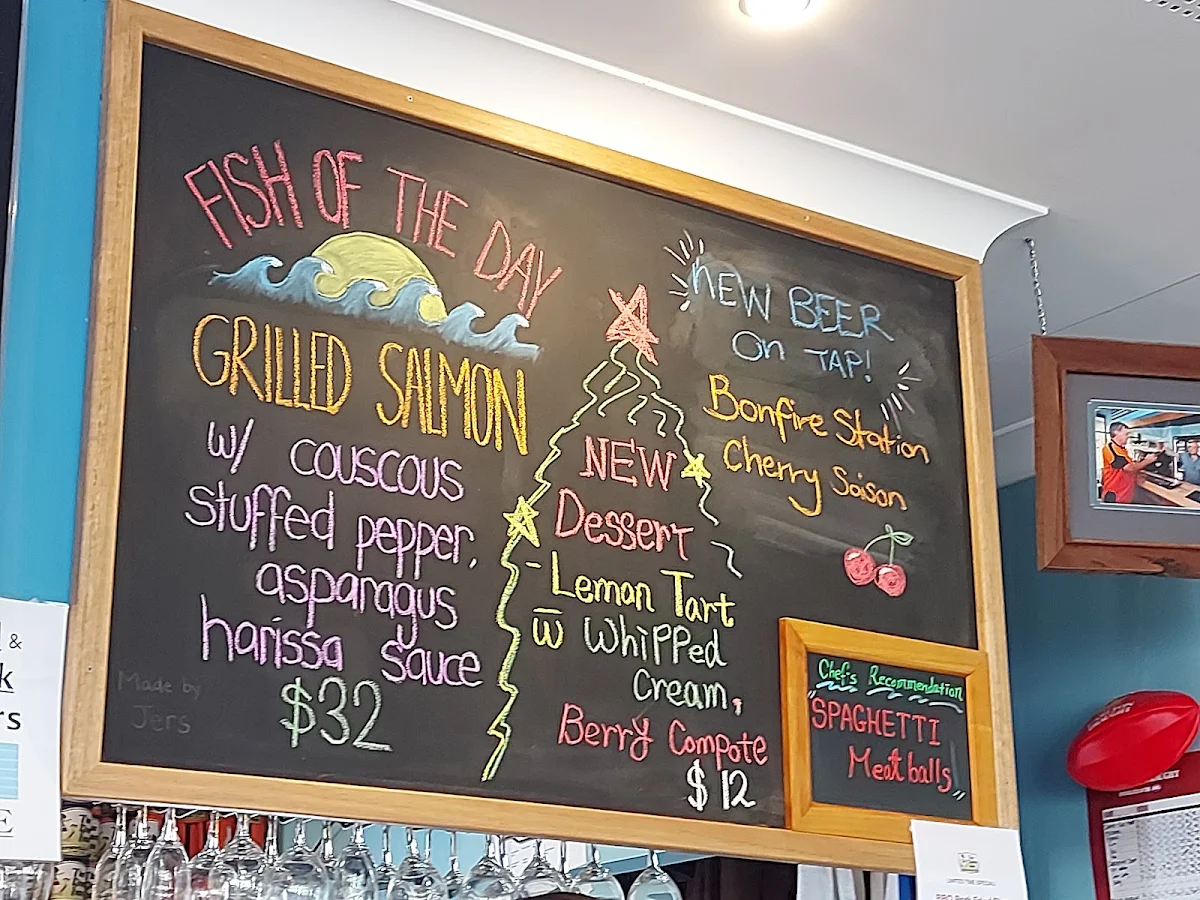 Menu, The Duck Inn